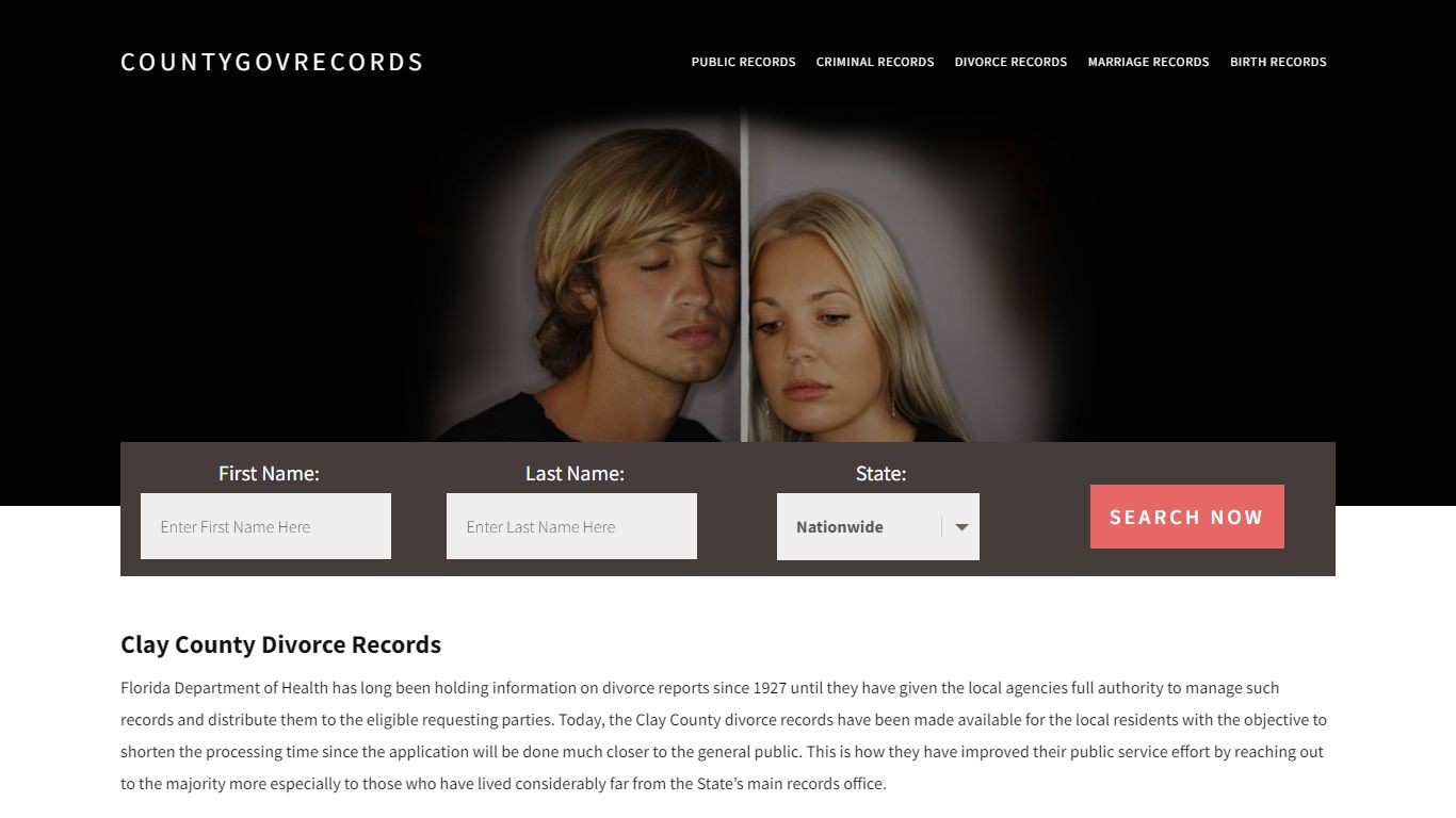 Clay County Divorce Records | Enter Name and Search|14 Days Free