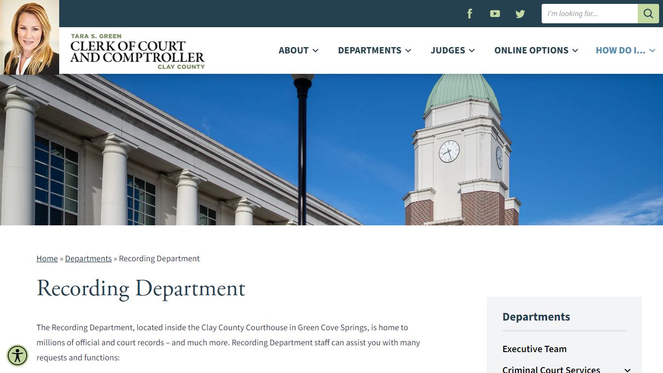 Recording Department | Clay County Clerk of Court